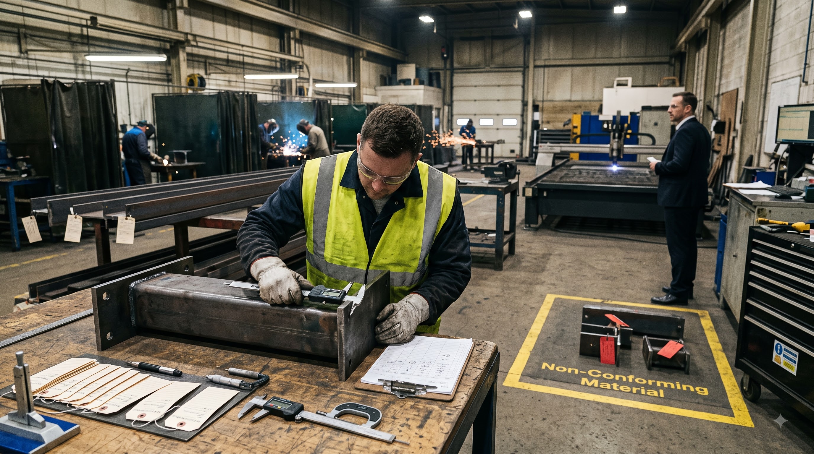ISO certification for metal fabrication audit and traceability